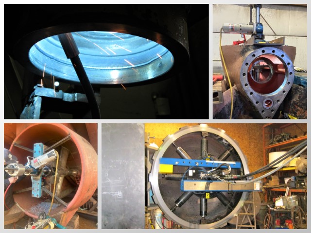 Portable machining in-situ