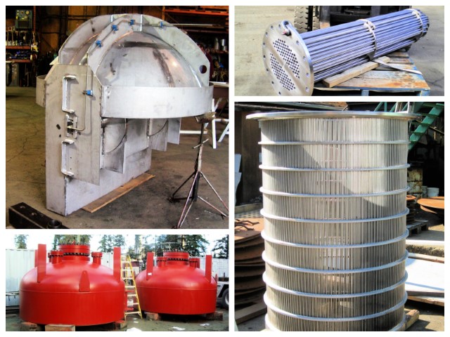 Shop fabrication pressure vessels